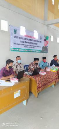 Musyawarah Desa Penyusunan RKPDes Thn 2022